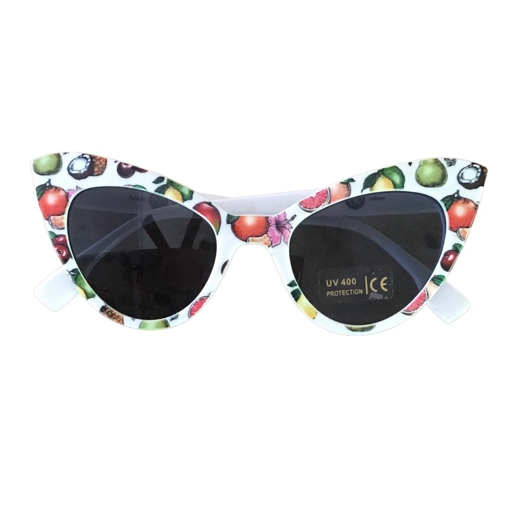 Spiked Seltzer Bon Viv Fruit Cats Eye Sunglasses Set of 2